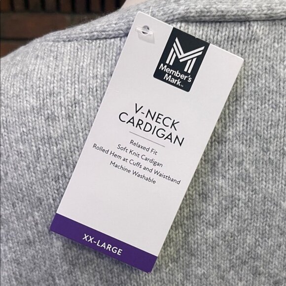 Cozy Heather Gray Women's Cardigan - Picture 4 of 4